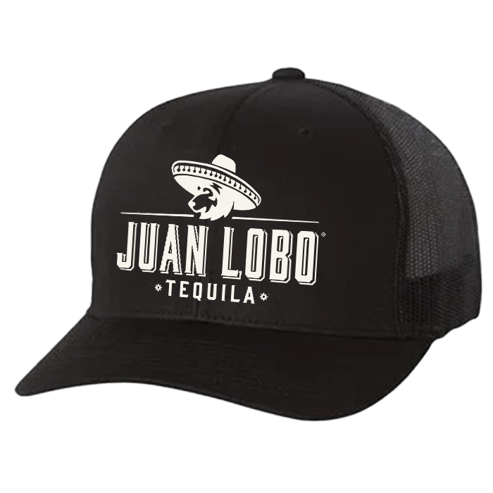 Black Juan Lobo Trucker Hat